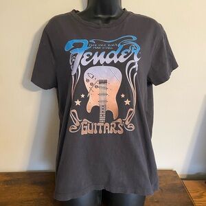 Fender Charcoal Graphic Tee for Women